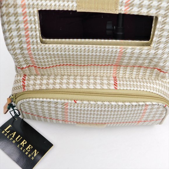 Lauren Ralph Lauren Houndstooth Cosmetic bag Pouch (12124) - Picture 6 of 8